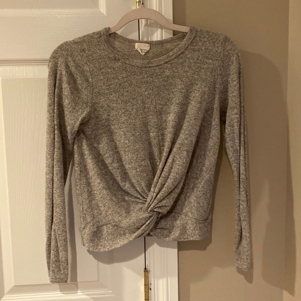 Grey soft long sleeve